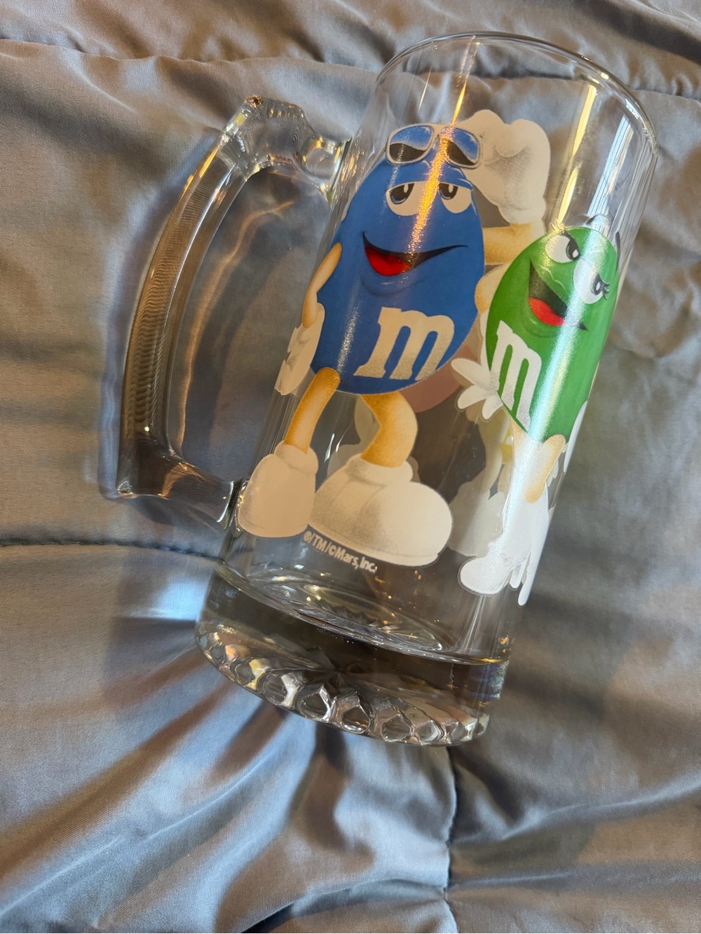M&M'S collectible Mug with Blue and Green M&M Characters - Picture 2 of 7